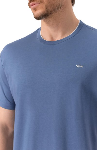 Хлопковая футболка PAUL&SHARK, а рт. 26411036_001, фото 5