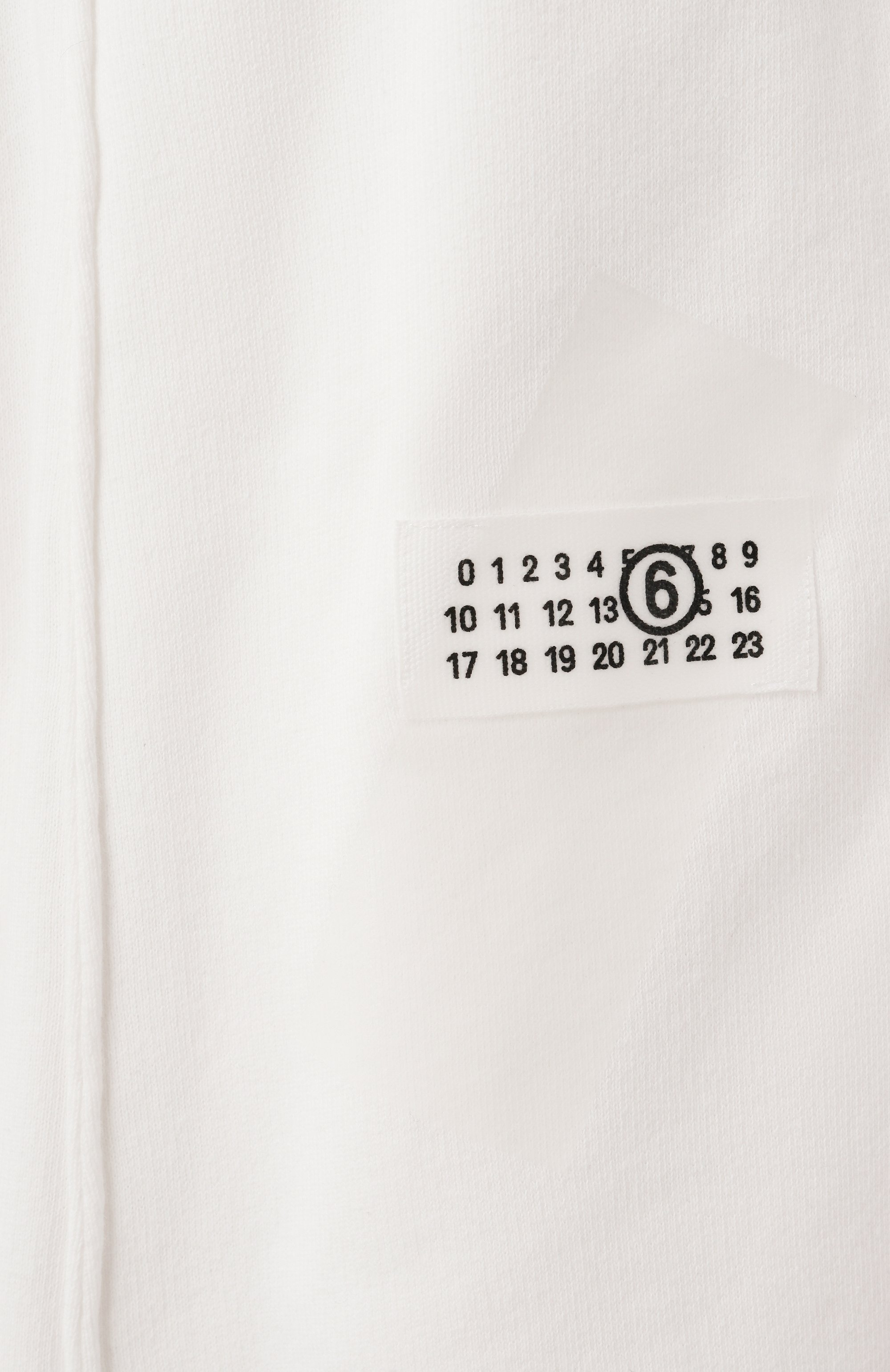 Хлопковые брюки MM6 белого цвета по цене 61550 руб., арт. S52KA0528/M25014, фото 6 Хлопковые брюки MM6, арт. S52KA0528/M25014, фото 6