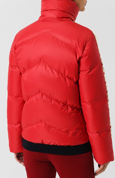 Стеганая куртка на молнии с воротником-стойкой и логотипом бренда GUCCI, арт. 517555/ZLK32, фото 4