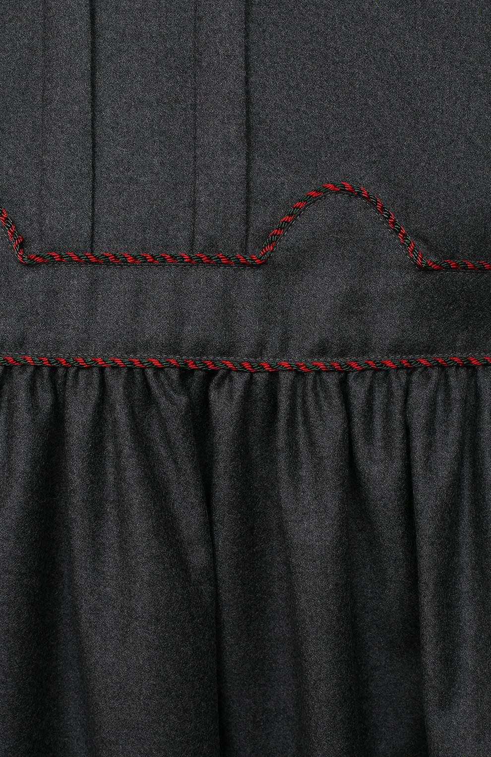 Шерстяное платье GUCCI серого цвета по цене 131000 руб., арт. 629506/XWALM, фото 3 Шерстяное платье GUCCI, арт. 629506/XWALM, фото 3