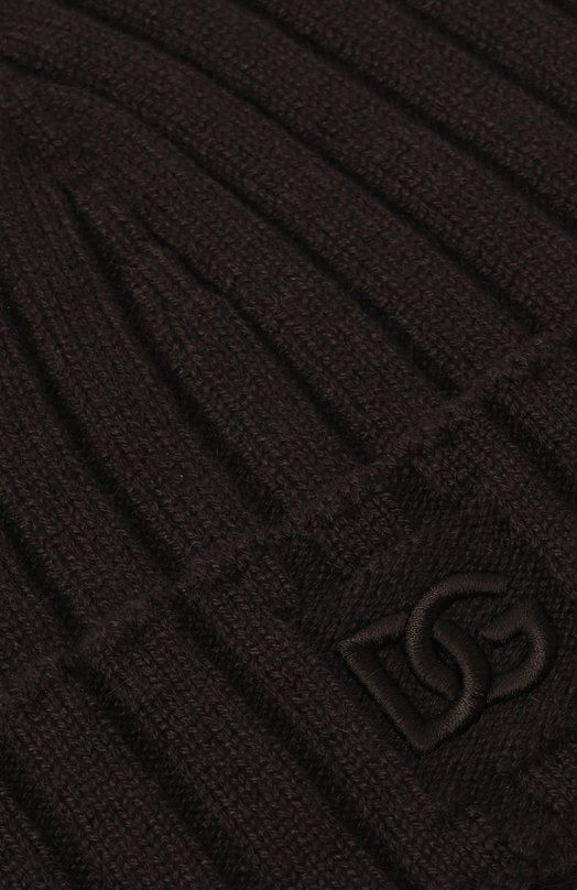 Шерстяная шапка Dolce & Gabbana FXQ10Z/JBW0S Коричневый  FXQ10Z/JBW0S Фото 3