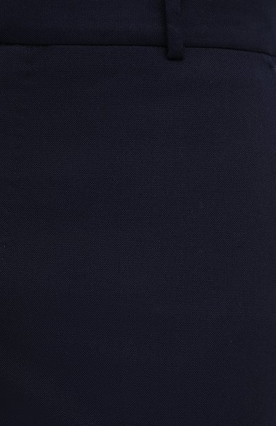 Хлопковые брюки ALEXANDER MCQUEEN темно-синего цвета по цене 77500 руб., арт. 615652/QPS47, фото 5 Хлопковые брюки ALEXANDER MCQUEEN, арт. 615652/QPS47, фото 5