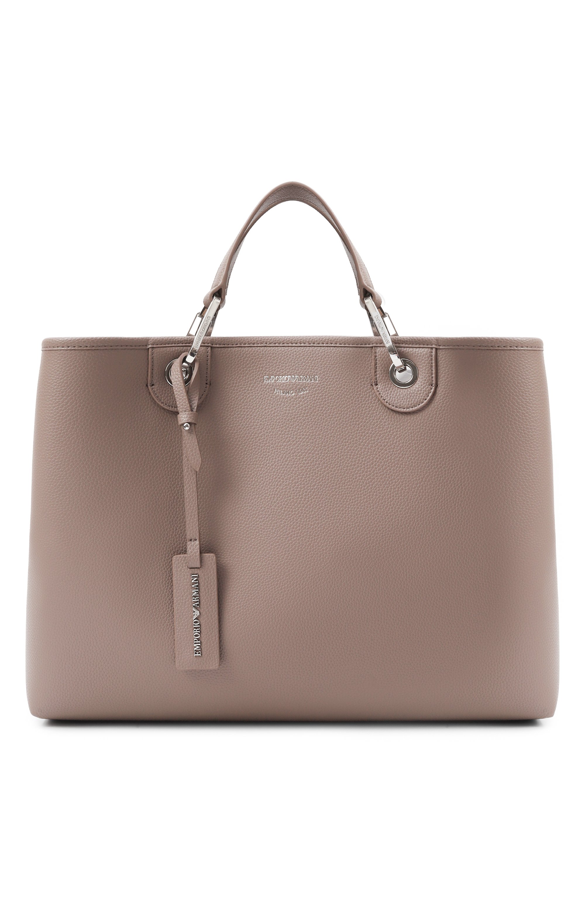 Сумка-тоут myea medium EMPORIO ARMANI темно-бежевого цвета по цене 37800 руб., арт. EW000360/AF12036, фото 8 Сумка-тоут myea medium EMPORIO ARMANI, арт. EW000360/AF12036, фото 8