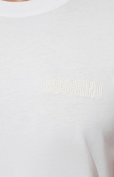 Хлопковая футболка MOSCHINO, арт. A0712/7041, фото 5
