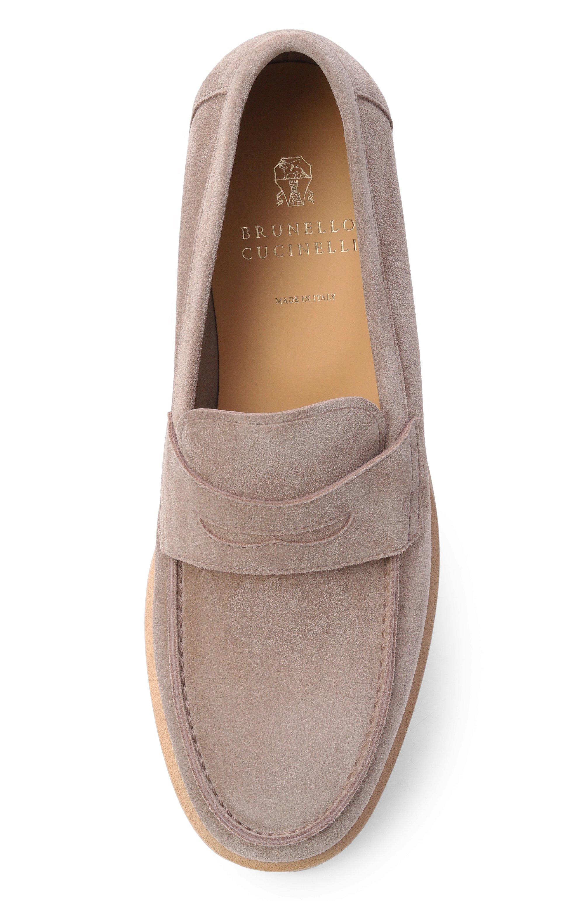 Замшевые пенни-лоферы BRUNELLO CUCINELLI, арт. MZUPAIX653, фото 5