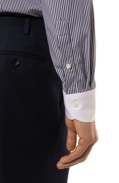 Хлопковая сорочка CANALI, арт. CCLX018WH/GD03294, фото 5