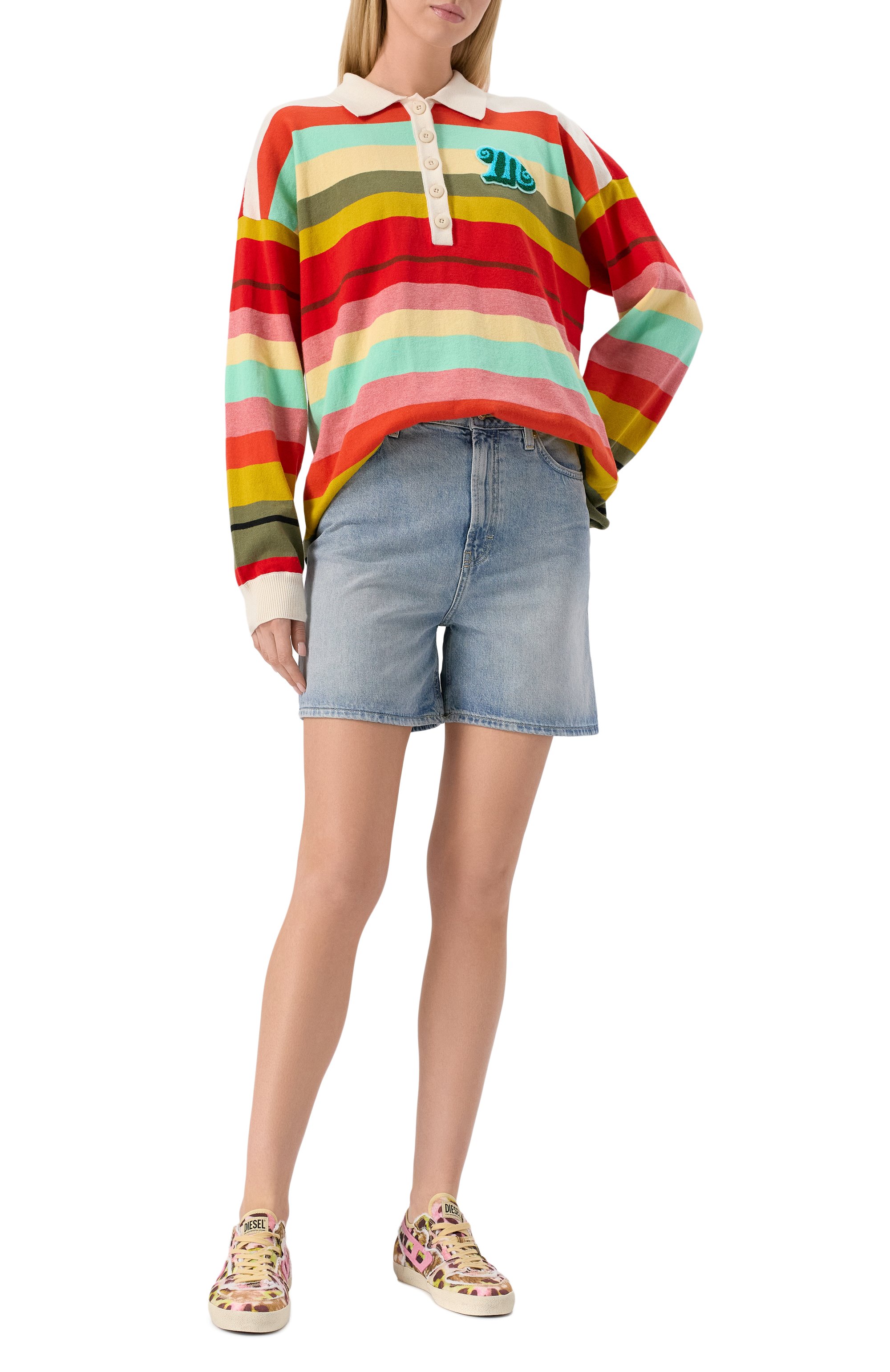 Хлопковое поло MOTHER, арт. 81966-1665, фото 2