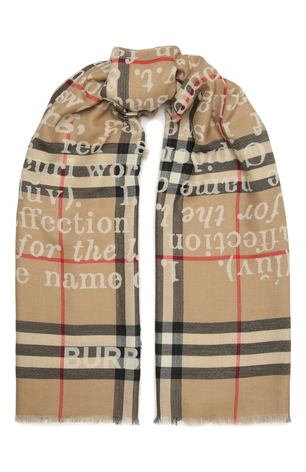 Кашемировая шаль BURBERRY, арт. 8039563, фото 1