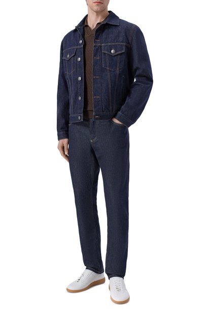 Поло из хлопка и шелка ANDREA CAMPAGNA, арт. SU26ST210-03/FST26, фото 2