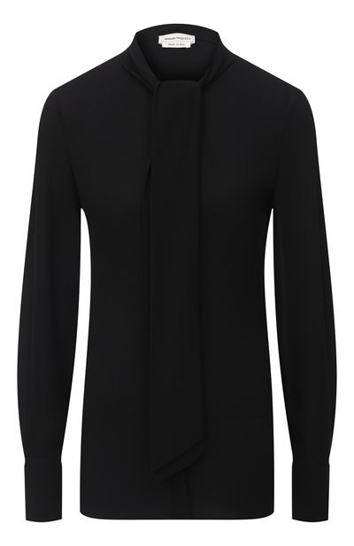 Женская шелковая блузка ALEXANDER MCQUEEN, арт. 586251/QBAAF