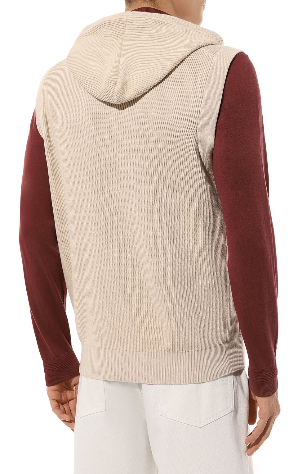 Хлопковый жилет BRUNELLO CUCINELLI, арт. M2920B2308, фото 4