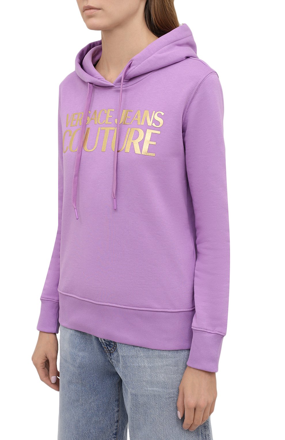 Хлопковое худи VERSACE JEANS COUTURE, арт. B6HWA7TP-WDP308 H00D REG L0G0 F0IL/30318, фото 3