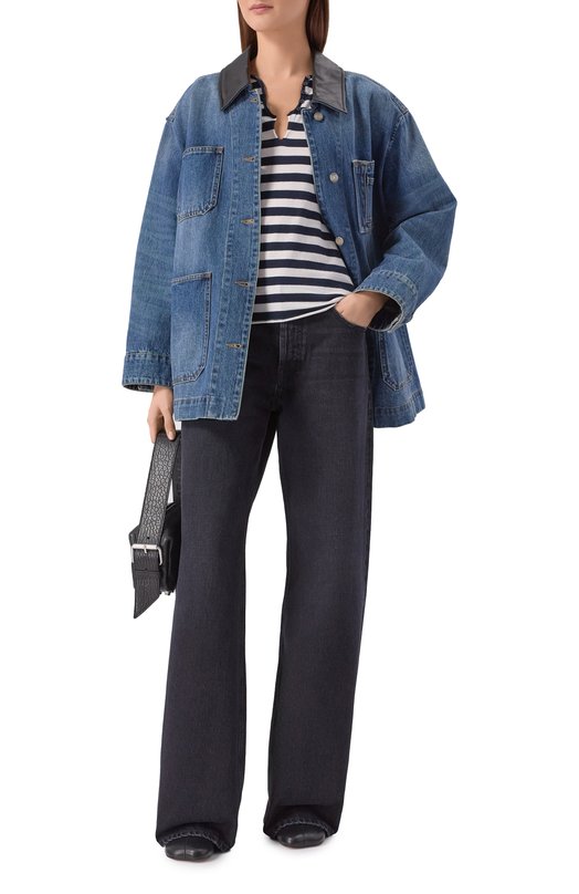 Хлопковый топ Zadig and Voltaire JWTT01277 Синий  JWTT01277 Фото 2