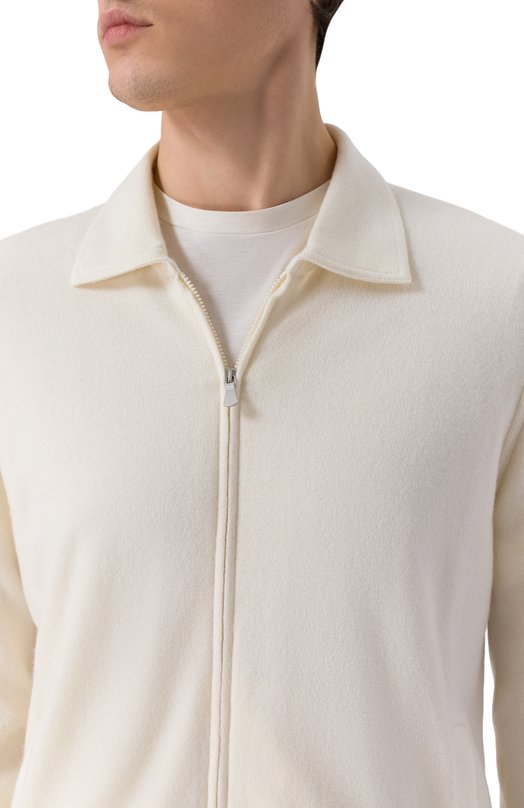 Кашемировый кардиган Gran Sasso 57151/20206 Кремовый  57151/20206 Фото 5