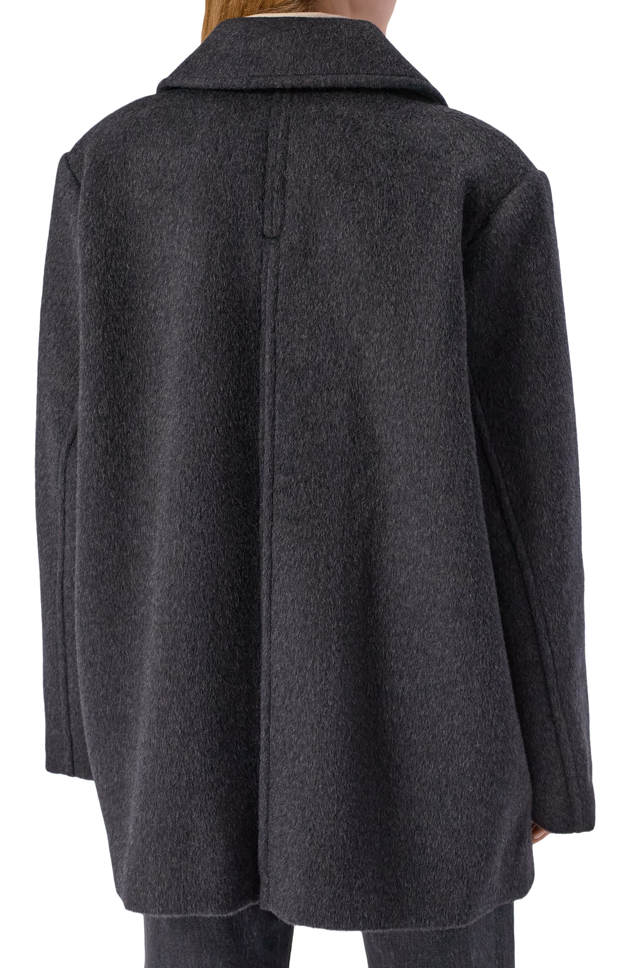 Шерстяное полупальто GANNI, арт. W0567, фото 4