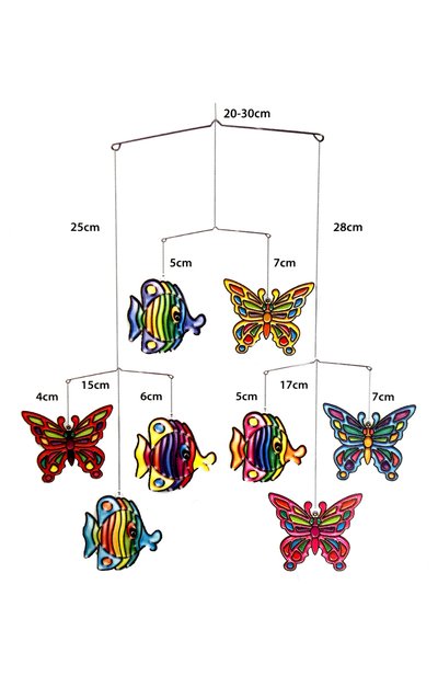 Воздушный витраж рыбки SENTOSPHERE, арт. 242, фото 4