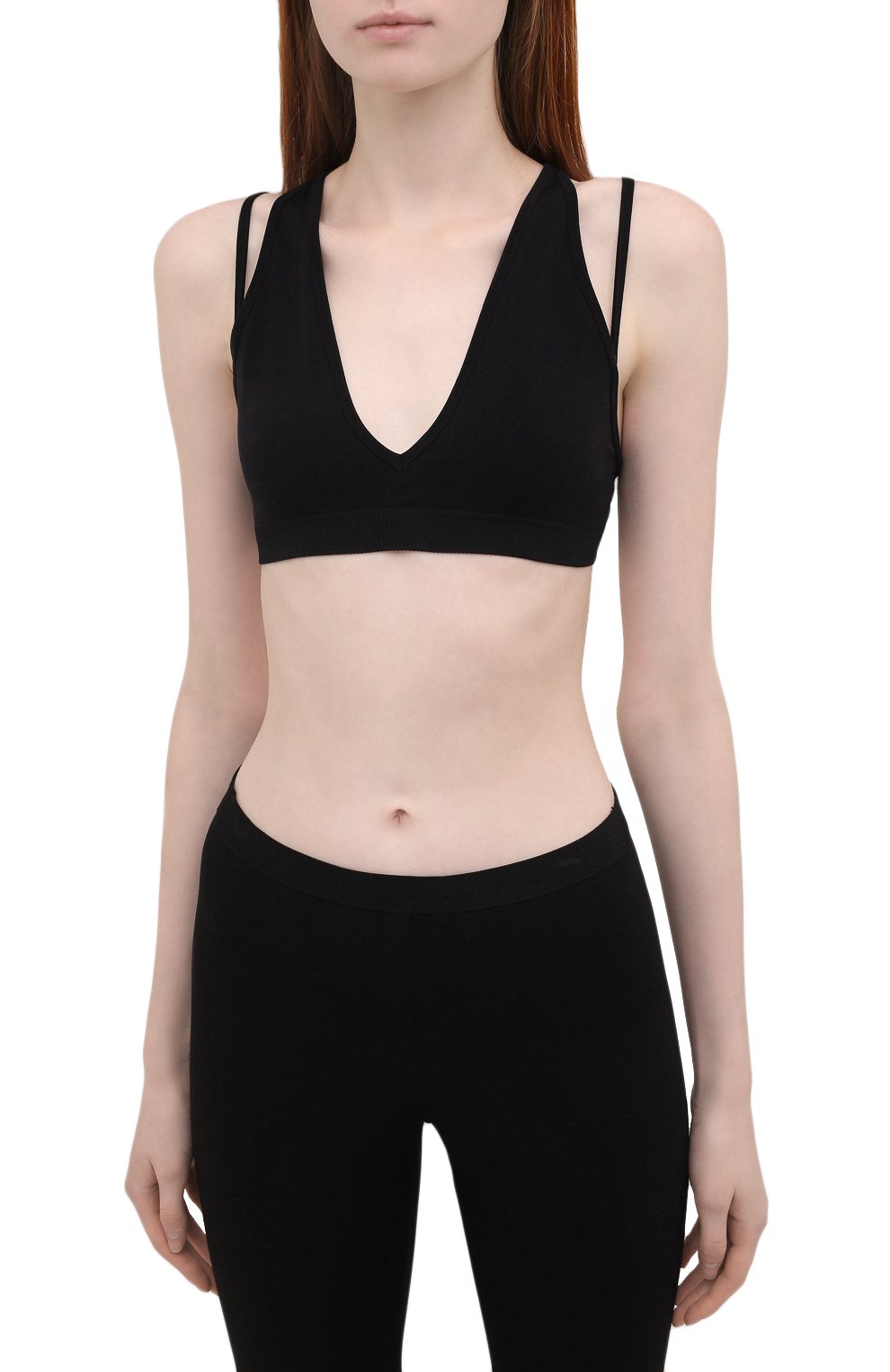 Бра-топ HELMUT LANG черного цвета по цене 12400 руб., арт. K06HW504, фото 3 Бра-топ HELMUT LANG, арт. K06HW504, фото 3