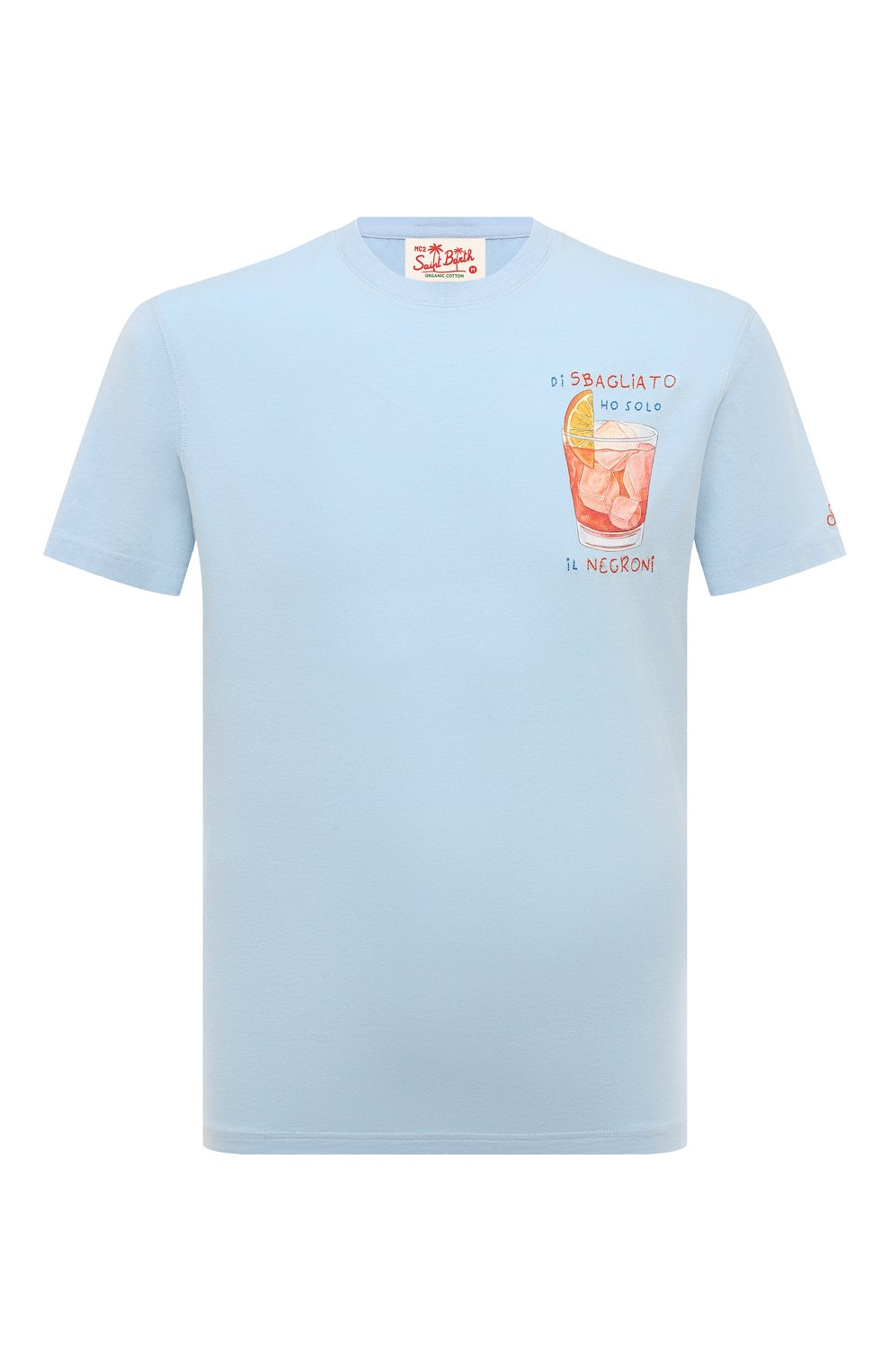 Хлопковая футболка MC2 SAINT BARTH, арт. STBM TSHIRT MAN/TSHM001/02203B, фото 1