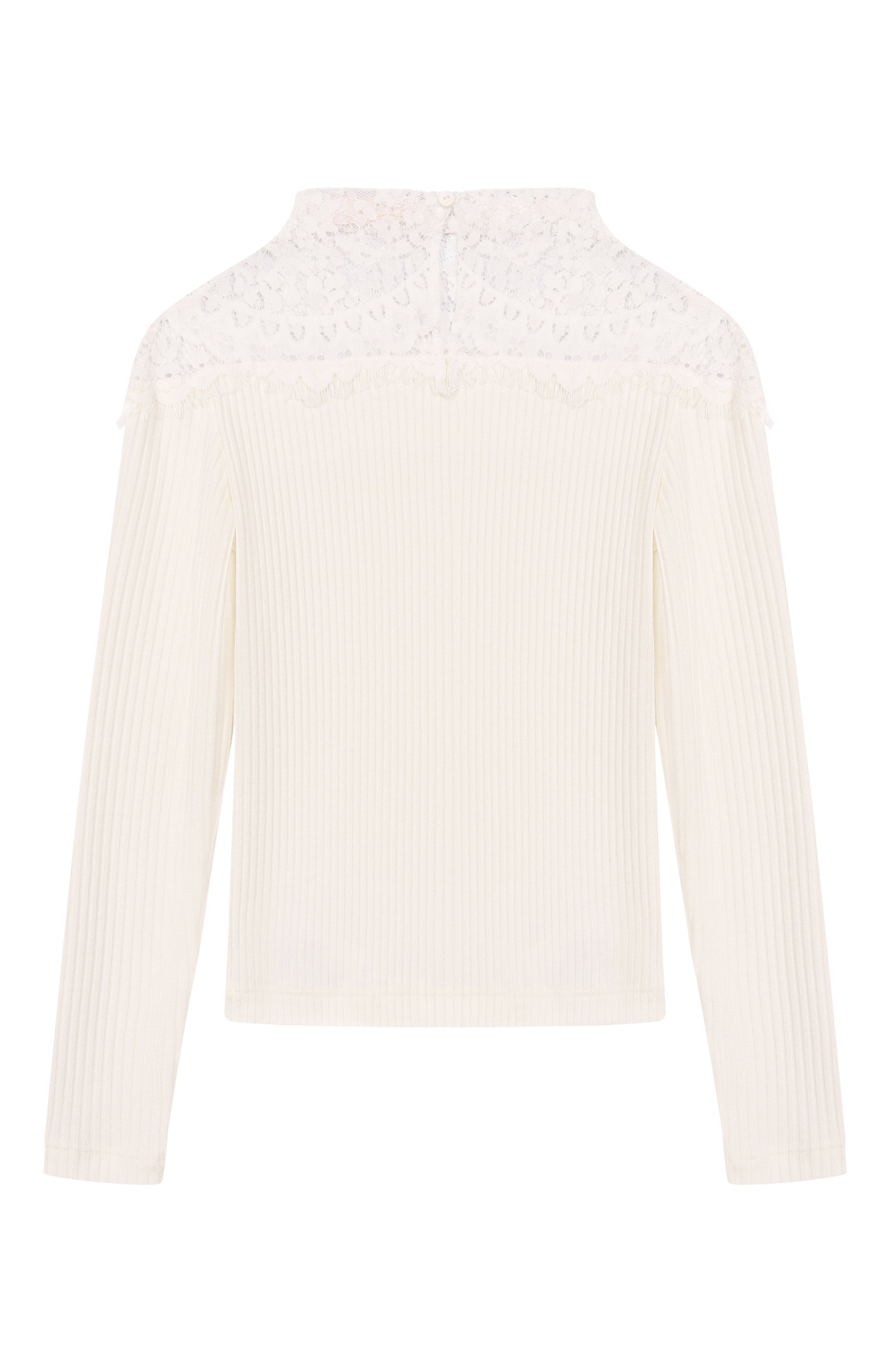 Пуловер BLUMARINE кремового цвета по цене 12450 руб., арт. BFT00040/CS030_001, фото 2 Пуловер BLUMARINE, арт. BFT00040/CS030_001, фото 2