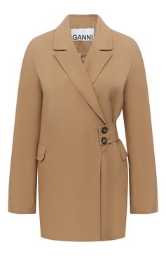 Жакет из хлопка и льна GANNI, арт. F5873, фото 1