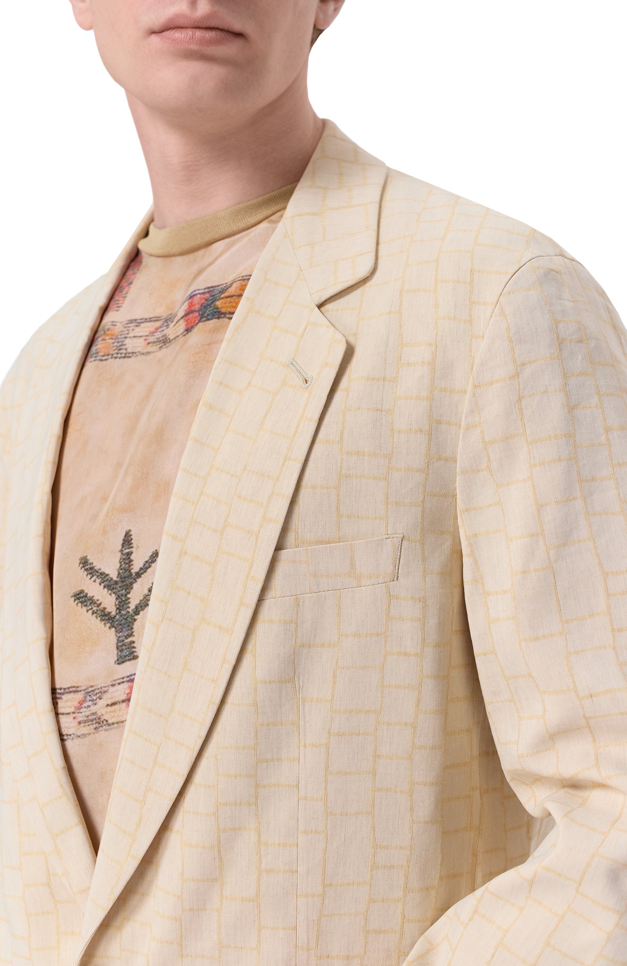 Костюм из вискозы и льна GIORGIO ARMANI, арт. GM003531/TE20778, фото 6