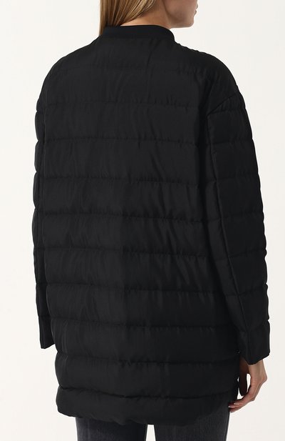 Удлиненный стеганый пуховик на молнии MONCLER, арт. D1-193-49301-85-60167, фото 4
