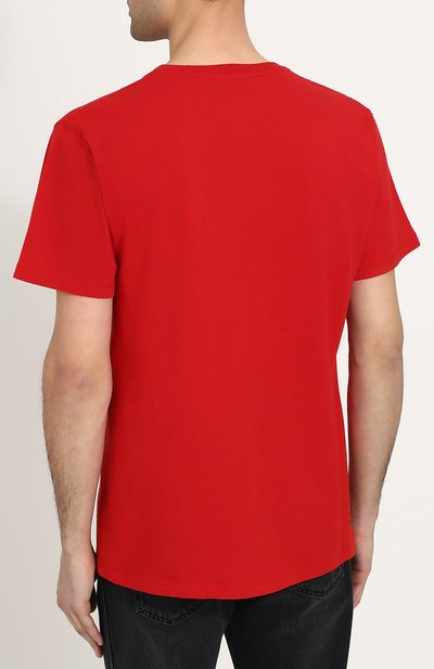 Хлопковая футболка с принтом GUCCI, арт. 493117/X3I19, фото 4