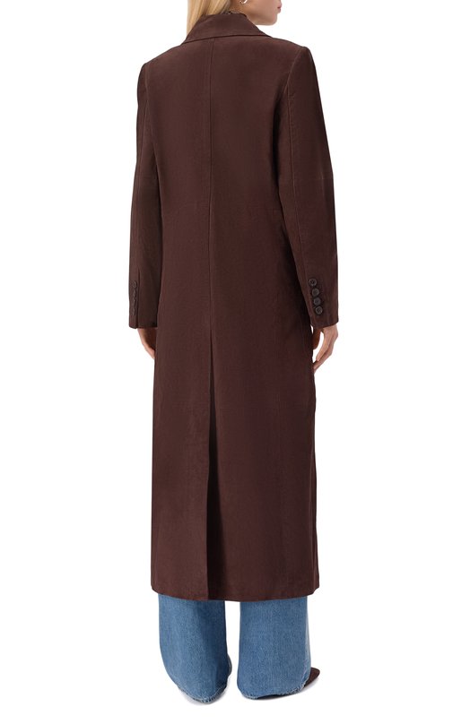 Замшевое пальто Halfboy HF251WL020 Коричневый  HF251WL020 Фото 4