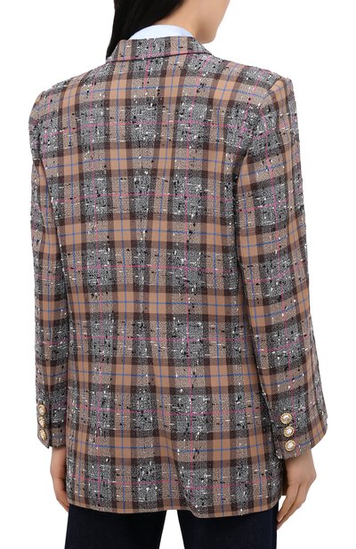 Двубортный жакет ALESSANDRA RICH разноцветного цвета по цене 185000 руб., арт. FAB2329-F2947, фото 5 Двубортный жакет ALESSANDRA RICH, арт. FAB2329-F2947, фото 5