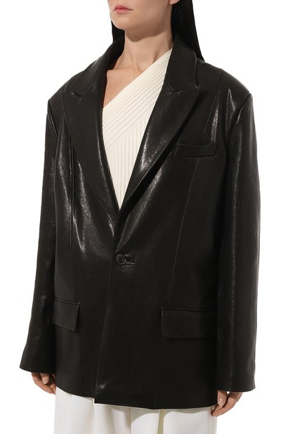 Кожаный жакет GOOROO, арт. LJT001-6000-900-FW24, фото 3