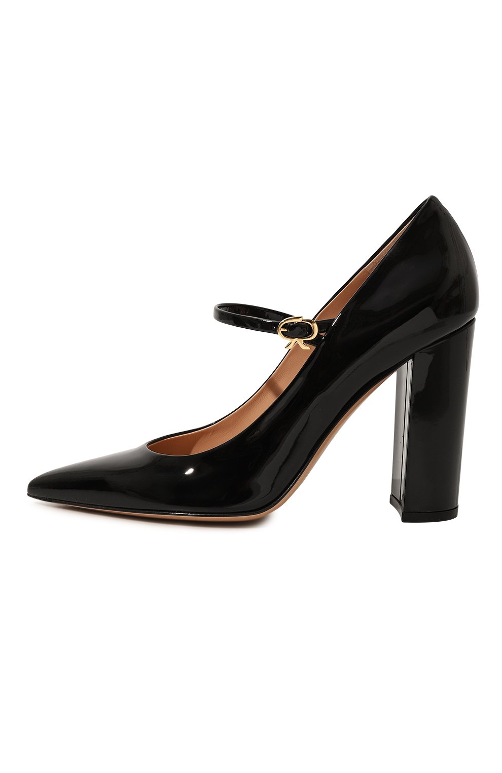 Кожаные туфли ribbon jane 100 GIANVITO ROSSI, арт. G22235.00RIC.VERNER0, фото 4