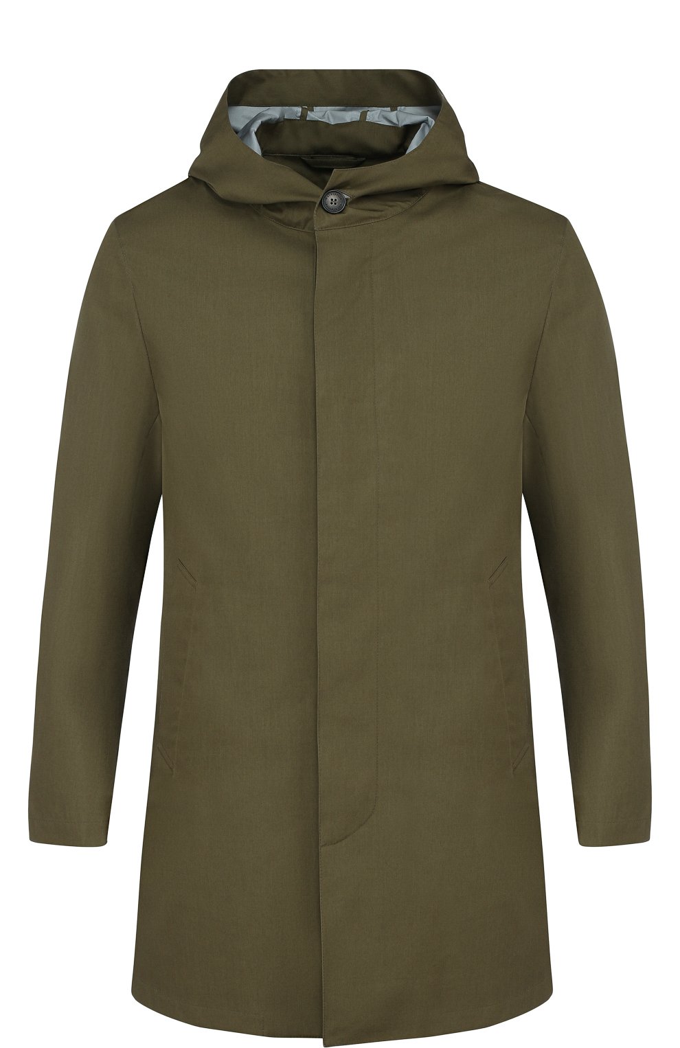 Шерстяной плащ на молнии с капюшоном MACKINTOSH, арт. GENTS GM-007B/SH/E502, фото 1