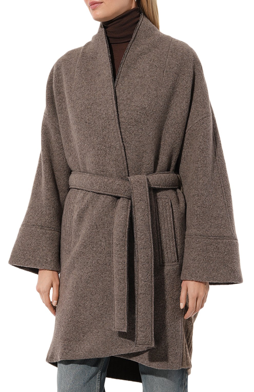 Шерстяное пальто ISABEL BENENATO, арт. DW35F24, фото 3