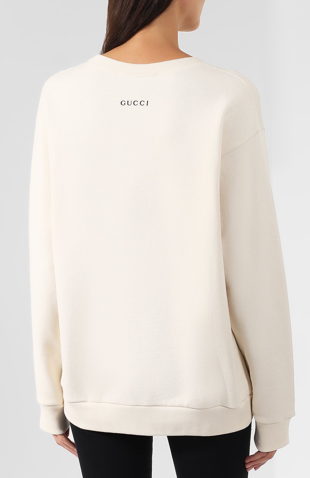 Хлопковый свитшот GUCCI, арт. 469250/XJBI5, фото 4