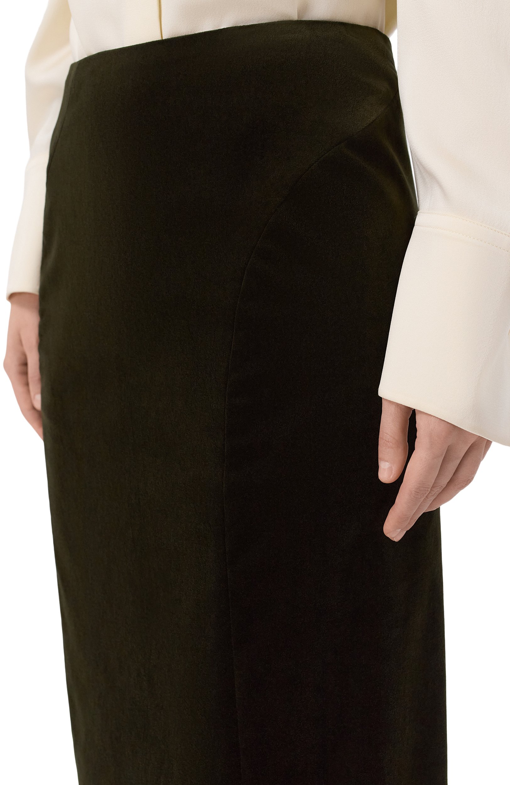 Хлопковая юбка JIL SANDER, арт. J02MA0396/J45370, фото 5