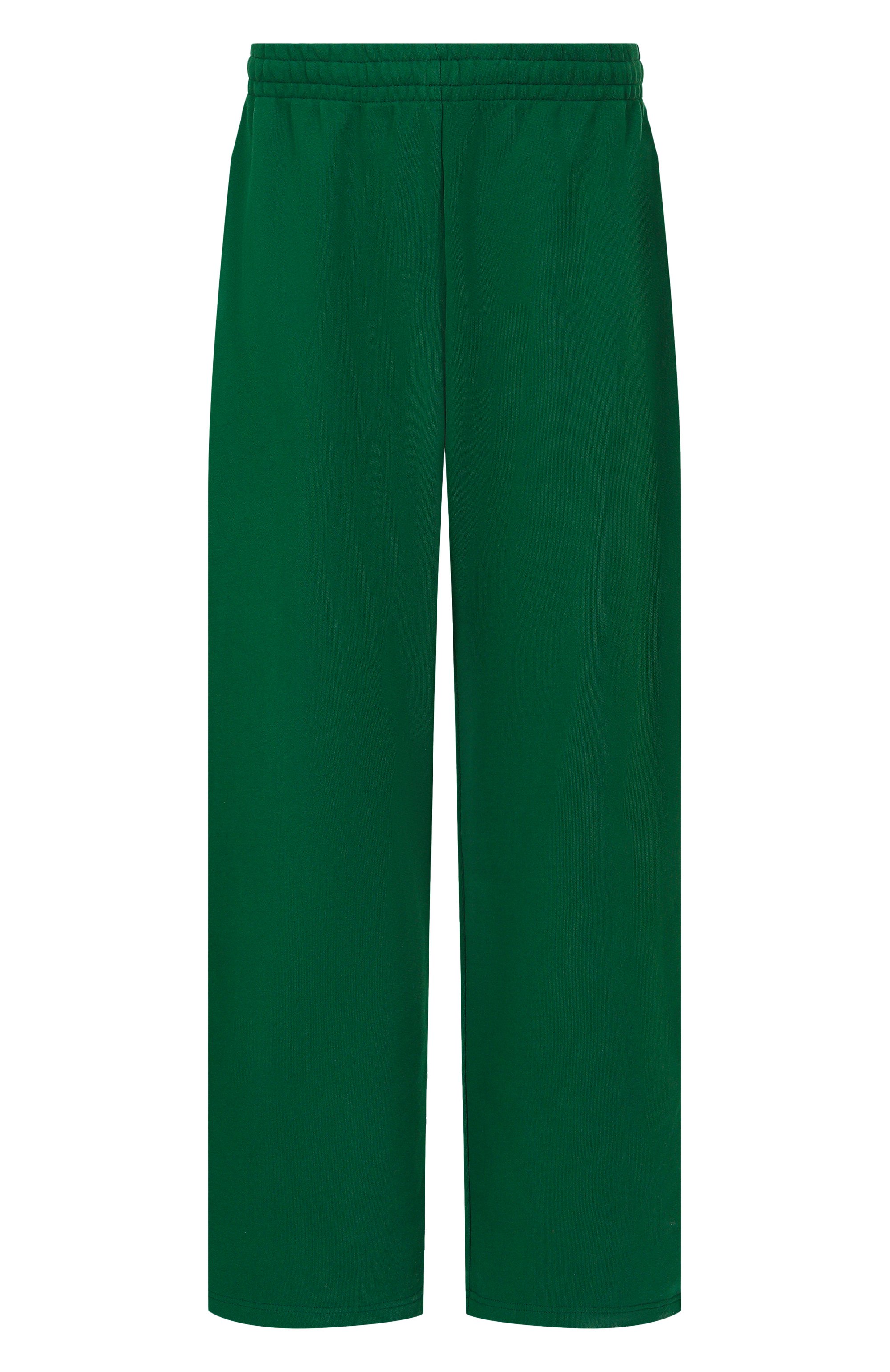 Хлопковые брюки PLANTA ROSA зеленого цвета по цене 18600 руб., арт. PR/PK/NP/400VELVET, фото 1 Хлопковые брюки PLANTA ROSA, арт. PR/PK/NP/400VELVET, фото 1