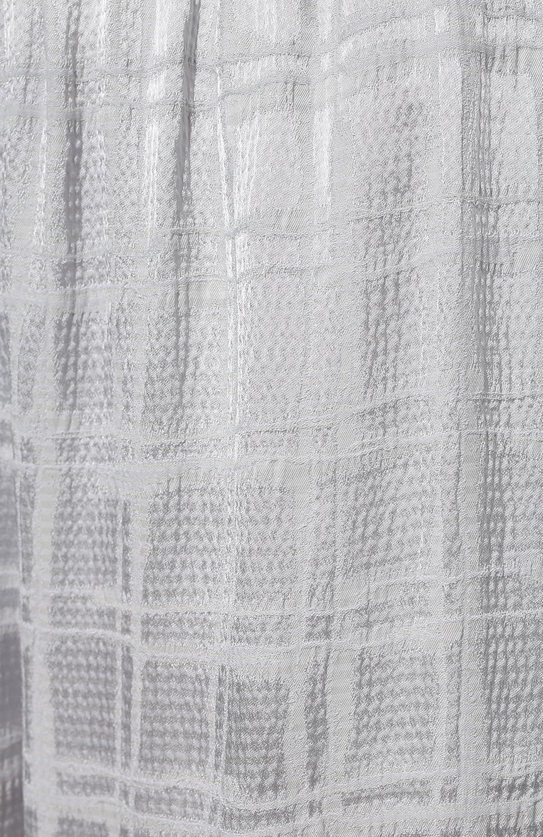 Женские брюки из вискозы GIORGIO ARMANI светло-серого цвета, арт. 2SHPP0MN/T033U | Фото 5 (Длина (брюки, джинсы): Удлиненные; Силуэт Ж (брюки и джинсы): Широкие; Женское Кросс-КТ: Брюки-одежда; Материал сплава: Проставлено; Материал внешний: Вискоза; Драгоценные камни: Проставлено; Стили: Кэжуэл)