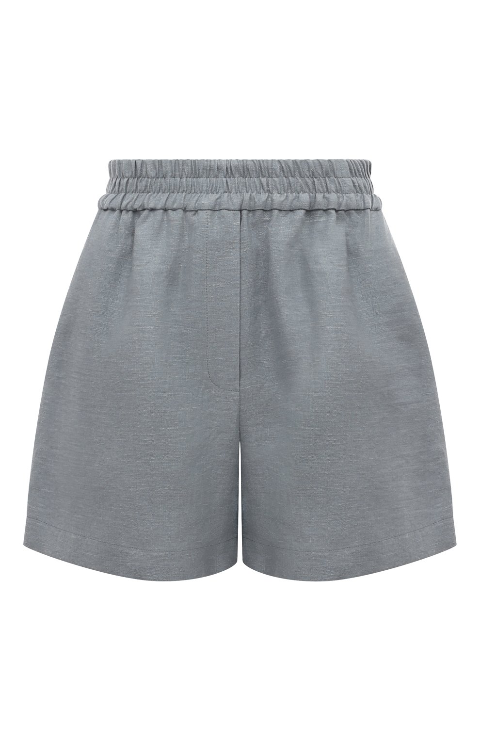 Льняные шорты OLOLOL голубого цвета по цене 29000 руб., арт. OLSR006/9006.905/S24, фото 1 Льняные шорты OLOLOL, арт. OLSR006/9006.905/S24, фото 1