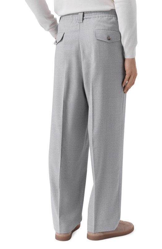 Шерстяные брюки L.B.M. 1911 8182/54515 Серый  8182/54515 Фото 4