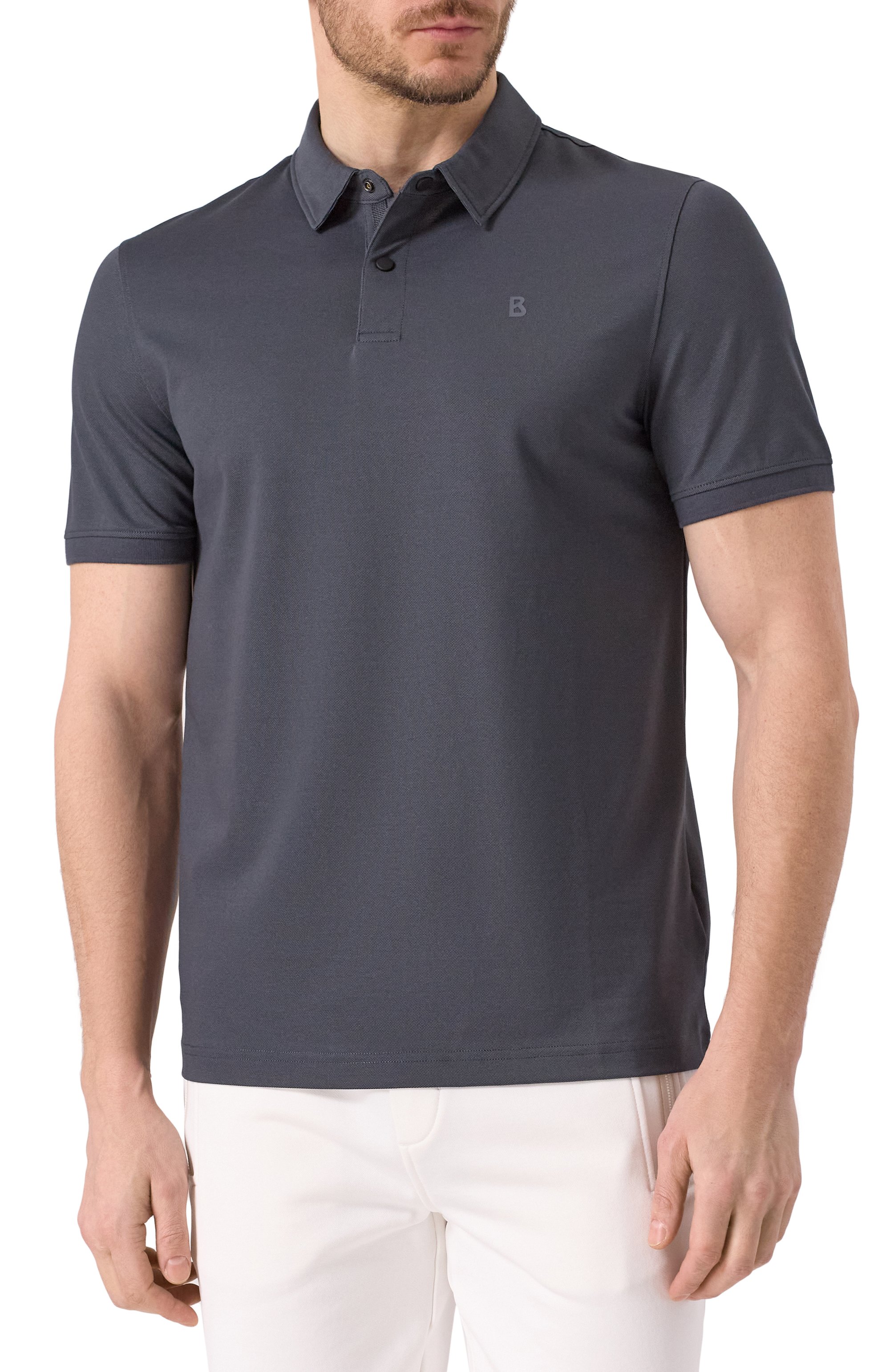 Поло BOGNER темно-серого цвета по цене 15400 руб., арт. 58162727, фото 3 Поло BOGNER, арт. 58162727, фото 3