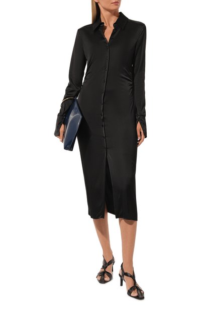 Атласное платье PATRIZIA PEPE, арт. 2A2584_A644, фото 2