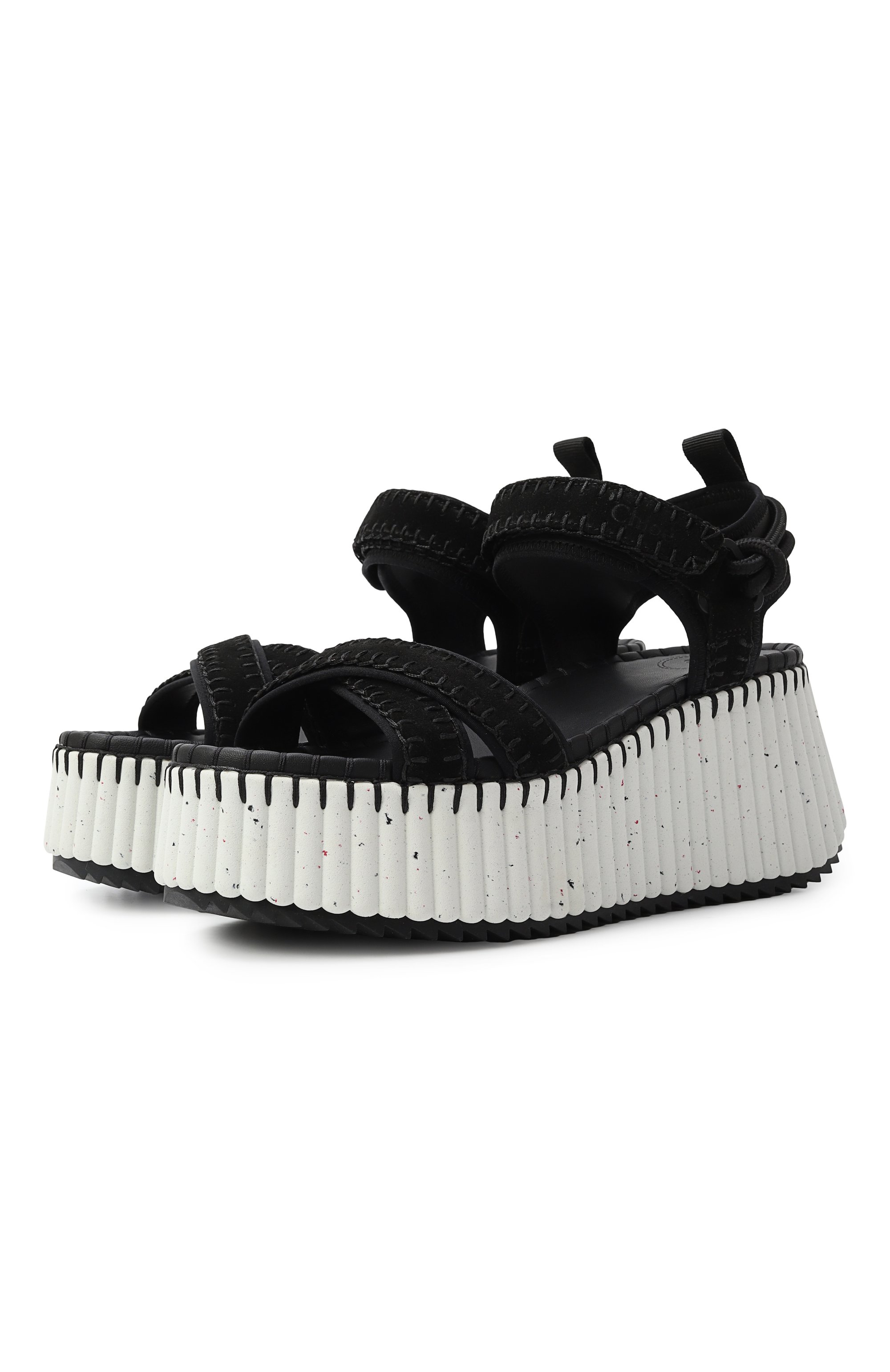 Замшевые босоножки nama CHLOÉ, арт. CHC24S870HT, фото 1