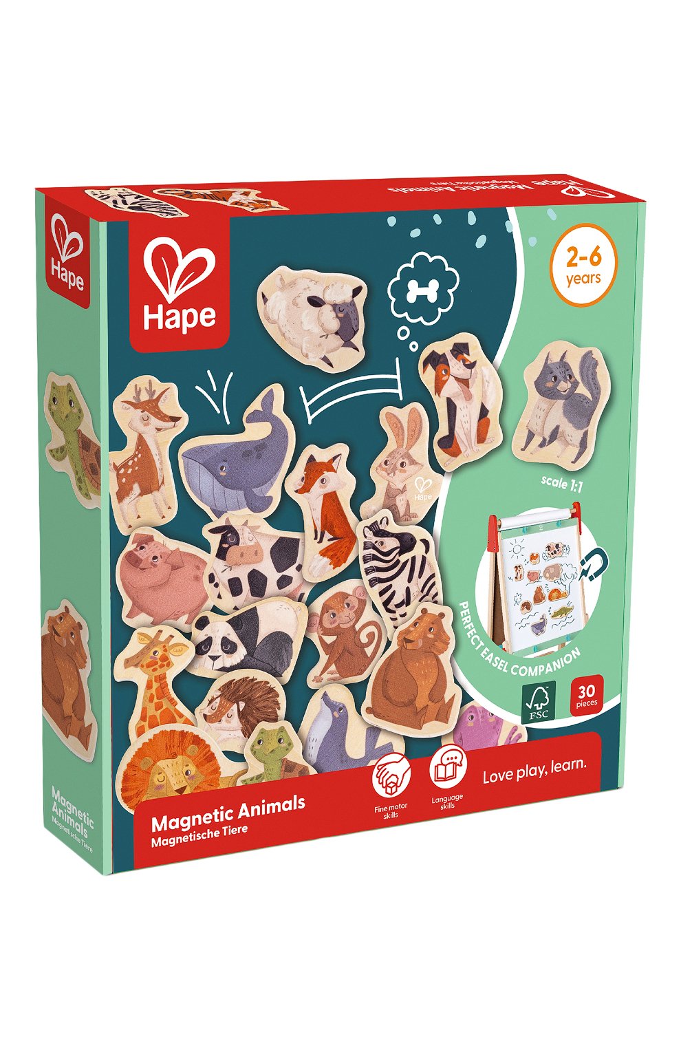 Магнитный набор животные HAPE, арт. E2002_HP, фото 1