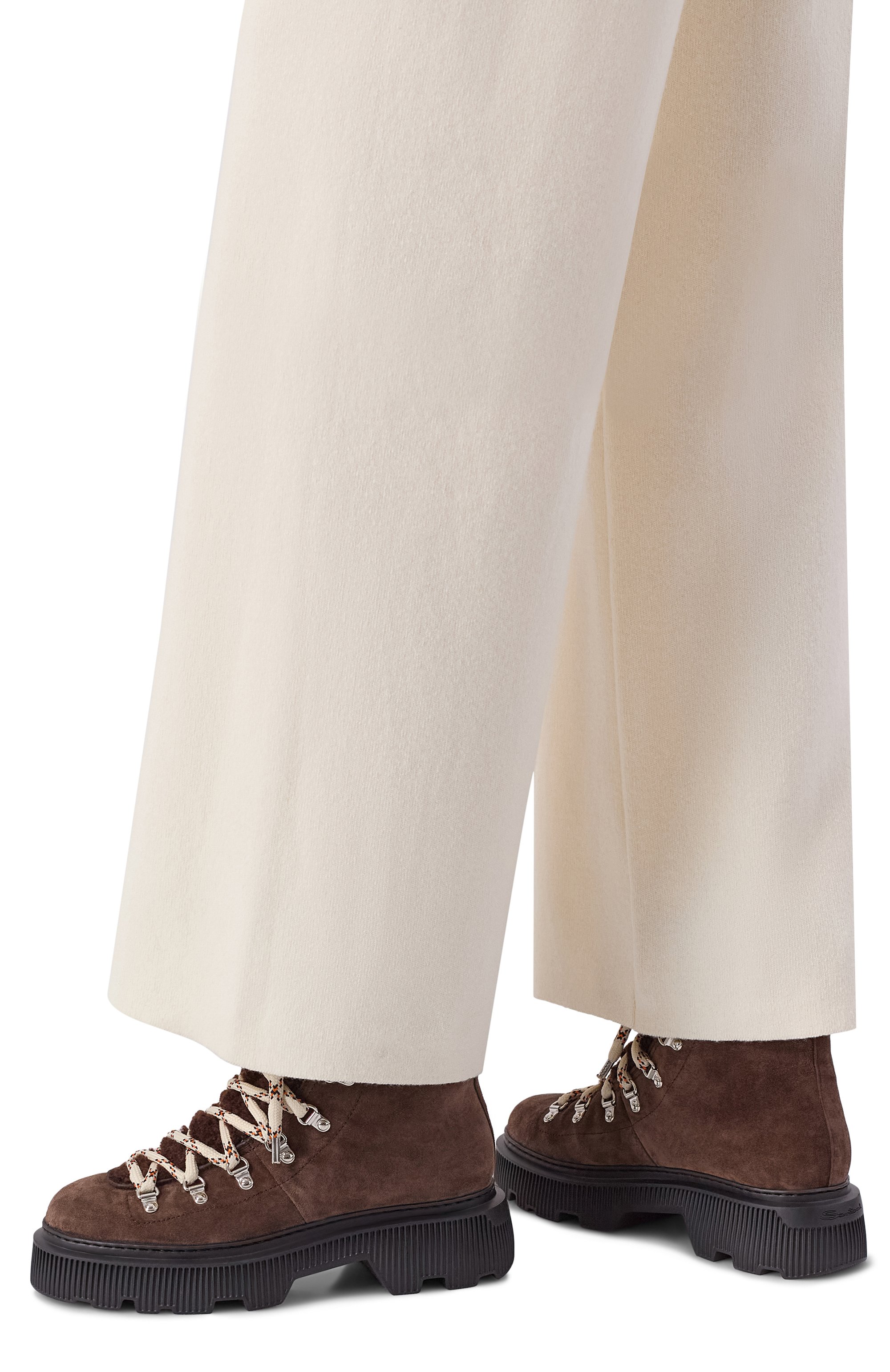 Замшевые ботинки SANTONI, арт. WTCG71739NERAYHC, фото 2