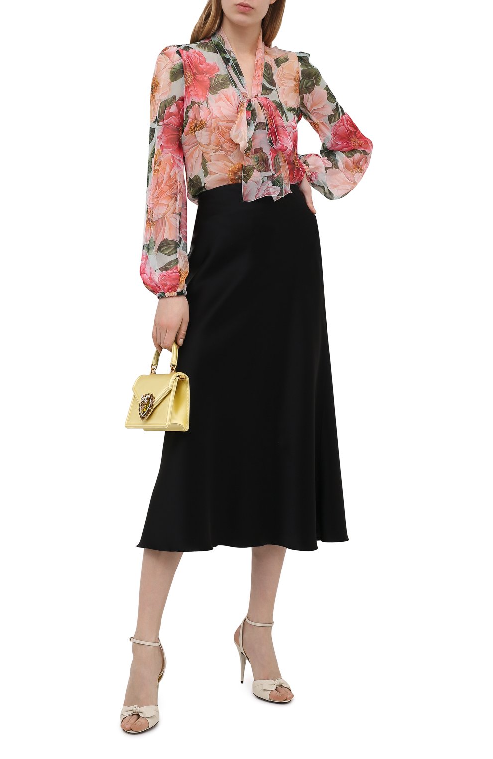 Шелковая блузка DOLCE & GABBANA, арт. F5N70T/IS1E4, фото 2
