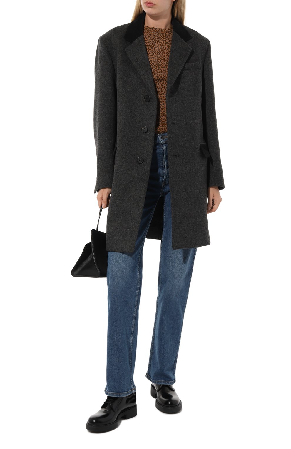 Шерстяное пальто DUNST темно-серого цвета по цене 34700 руб., арт. UDC02D127G2, фото 2 Шерстяное пальто DUNST, арт. UDC02D127G2, фото 2