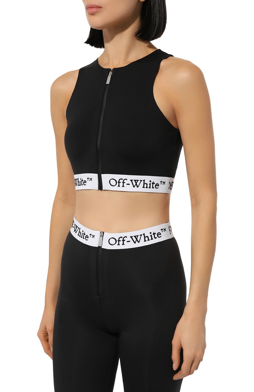 Топ OFF-WHITE черного цвета по цене 22150 руб., арт. 0WV0056F24JER001, фото 3 Топ OFF-WHITE, арт. 0WV0056F24JER001, фото 3