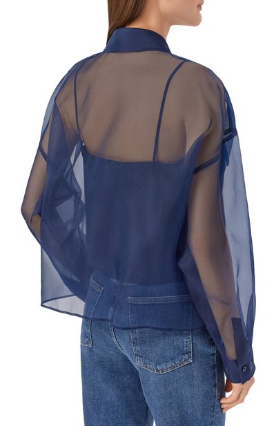 Шелковая рубашка WEEKEND MAX MARA, арт. WKDC0L0MBA, фото 4