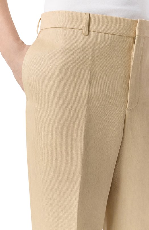 Хлопковые брюки Loro Piana FAN9125 Бежевый  FAN9125 Фото 5