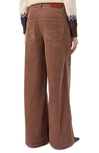 Вельветовые брюки ZADIG AND VOLTAIRE коричневого цвета по цене 46500 руб., арт. WWPA01872, фото 4 Вельветовые брюки ZADIG AND VOLTAIRE, арт. WWPA01872, фото 4